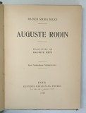 AUGUSTE RODIN par RAINER MARIA RILKE , 1928