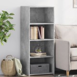 VidaXL Dulap &icirc;nalt, gri beton, 50x41x124 cm, lemn prelucrat