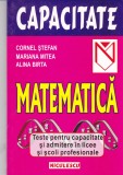 AS - CORNEL STEFAN, MARIANA MITEA SI ALINA BIRTA - CAPACITATE MATEMATICA