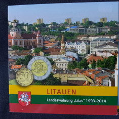 Seria completata monede - Lituania 1991-2013, 9 monede