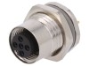 Conector M12 Mamă IP67, 4 Pini, Cod A, Drept, TE Connectivity