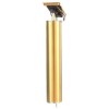 Aparat de tuns profesional pentru contur, fara fir, incarcare USB, auriu/argintiu FOXMAG24