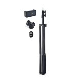 Trepied foto reglabil 200 cm, suport telefon, cap bila si telecomanda bluetooth pentru control la distanta