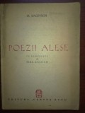 Poezii alese in romaneste de Nina Cassian- M.Isacovschi