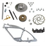 Cumpara ieftin Cadru Bicicleta Motorizata Motorevolution, Aluminiu, Rezervor 3.4L Incorporat, Gri (Nevopsit), Piese Moto