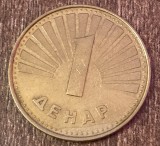 C50 - Moneda foarte veche - Macedonia - 1 dinar - 1993