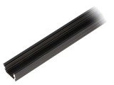 Profil Aluminiu Negru 1m pentru Module LED de Suprafață