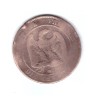 Moneda Franta 10 centimes 1853 - 1857 B, uzata, ilizibila, Europa, Bronz