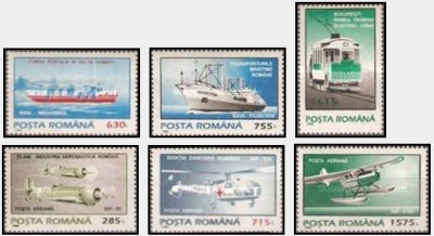 1995 - mijloace de transport II, serie neuzata foto