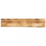 VidaXL Blat de masă margine naturală, 140x20x3,8 cm, lemn masiv mango