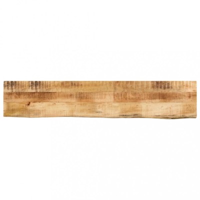 vidaXL Blat de masă margine naturală, 140x40x2,5 cm, lemn masiv mango 370351 foto