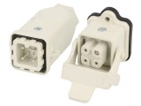 Conector HDC Tată-Mamă 4+3 Pin Drept 3A, MOLEX