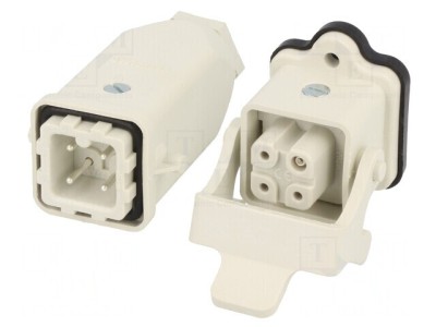 Conector HDC Tată-Mamă 4+3 Pin Drept 3A foto