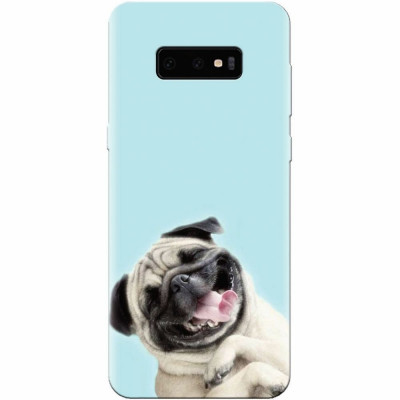 Husa silicon pentru Samsung Galaxy S10 Lite, Happy Dog foto