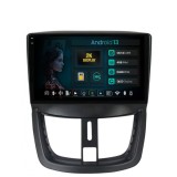 Navigatie 2K Peugeot 207 4GB RAM Android 13 Octacore Slot Sim 4G DSP GPS Wi-FI Carplay Android Auto USB Bluetooth Waze Touchscreen 9.5 Inch