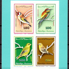 TUNISIA 1992, Fauna, Pasari, bloc neuzat, nedant., MNH