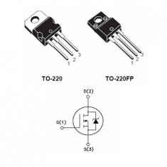 TRANZ. MOSFET CANAL N, 120V, 0.16OHM, 14A foto