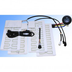 Kit incalzire scaune auto Keetec cu 2 trepte de incalzire 12V pentru sezut si spatar foto