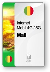 eSIM Internet Mali, valabil 15 zile, trafic 2 GB, Standard foto