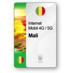 eSIM Internet Mali, valabil 7 zile, trafic Nelimitat, Premium