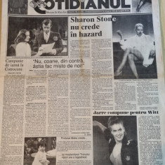 cotidianul 9-10 ianuarie 1993-rapid bucuresti la paris,diana gheorghian