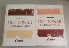 Dictionar latin - roman , roman - latin - editura Corint - 2 volume foto