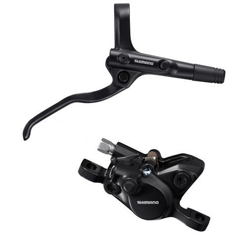 Frana Pe Disc Set Asamblat Shimano Bl-Mt200(L), Br-Mt200(F), Levier Otel, Fara A... Cod:EMT200KLFPRA100