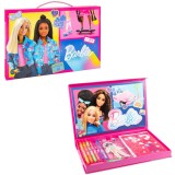 Set de colorat, Barbie Deluxe Fashion Designer