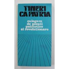 TINERI CA PATRIA - CULEGERE DE POEZII PATRIOTICE SI REVOLUTIONARE , 1983