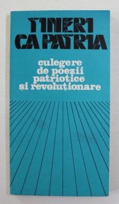 TINERI CA PATRIA - CULEGERE DE POEZII PATRIOTICE SI REVOLUTIONARE , 1983 foto