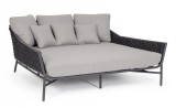 Cumpara ieftin Pat de zi gri Everly 166x153x82 cm
