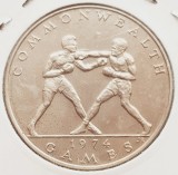 Moneda Samoa 1 Tala 1974 Tanumafili II, Commonwealth Games, KM#18