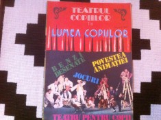 teatrul copiilor in lumea copiilor februarie 1987 RSR benzi desenate ilustrata