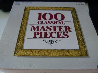 100 classical masterpieces -5 cd foto