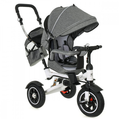 Tricicleta si Carucior pentru copii Premium TRIKE FIX V3 culoare Gri FAVLine Selection foto