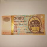 Bancnota 2000 forinti 2000 Milenium Proof
