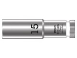 Tubulara Wera 15mm HEX 1/2" Otel Crom-Vanadium 6 Puncte 8790 HMC Deep