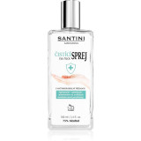 SANTINI Cosmetic Santini spray spray de curățare pentru m&acirc;ini cu aditiv antimicrobian 100 ml