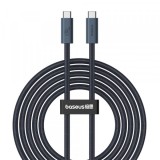 Cablu Date si Incarcare USB-C - USB-C Baseus Flash Series II, 240W, 1.8m, Negru P10311803112-00