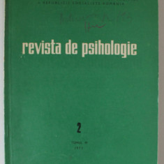 REVISTA DE PSIHOLOGIE , NR. 2 , TOMUL 19 , 1973