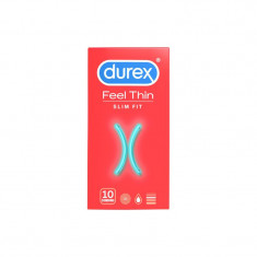 Durex Prezervative Feel Thin Slim Fit, 10 bucati