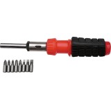 Set surubelnita cu clichet TOP TOOLS si 8 biti pentru uz casnic