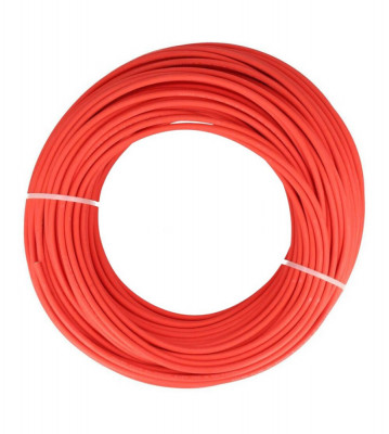 4mm2 (12AWG 1Kw) cablu pentru panouri solare - roșu sau negru - 50 Metri-Culoare Roșu foto