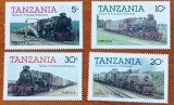 TANZANIA-LOCOMOTIVE -SET 4VAL,-NESTAMP-MNHVezi-Scan
