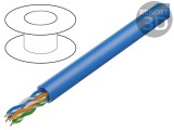 Cablu U/UTP Cat6a Cu LSZH Albastru 305m
