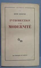 Introduction a la modernite / Henri Lefebvre prima editie 1962 foto