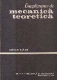 Complemente de mecanica teoretica