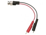 Cablu de măsurare BNC cu cleme crocodil 300V