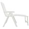 Sezlong, alb, plastic - 5