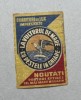 Eticheta cutie de chibrituri anii &#039;40 Reclama magazin La Vulturul de Mare